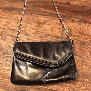 HOBO Black Clutch w/ Chain Strap